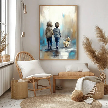 Tillit – KI digital oljemaling trykket på papir, lerret, aluminium, akryl og tre | KBentz.no