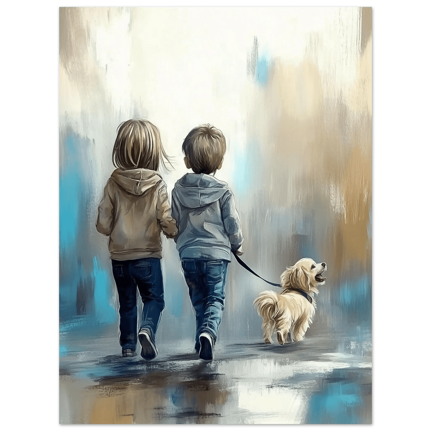 Tillit – KI digital oljemaling trykket på papir, lerret, aluminium, akryl og tre | KBentz.no