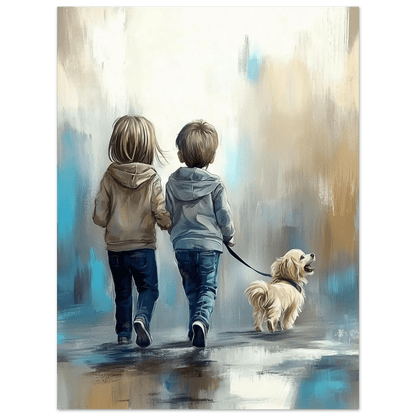 Tillit – KI digital oljemaling trykket på papir, lerret, aluminium, akryl og tre | KBentz.no