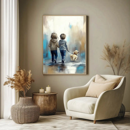 Tillit – KI digital oljemaling trykket på papir, lerret, aluminium, akryl og tre | KBentz.no