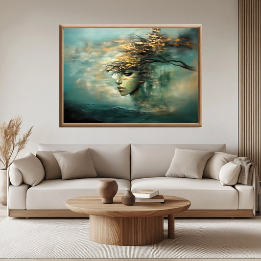 Tree of Love – KI digital oljemaling trykket på papir, lerret, aluminium, akryl og tre | KBentz.no