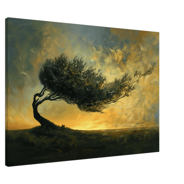 Treets Indre Kraft – KI digital oljemaling trykket på papir, lerret, aluminium, akryl og tre | KBentz.no