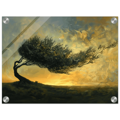 Treets Indre Kraft – KI digital oljemaling trykket på papir, lerret, aluminium, akryl og tre | KBentz.no