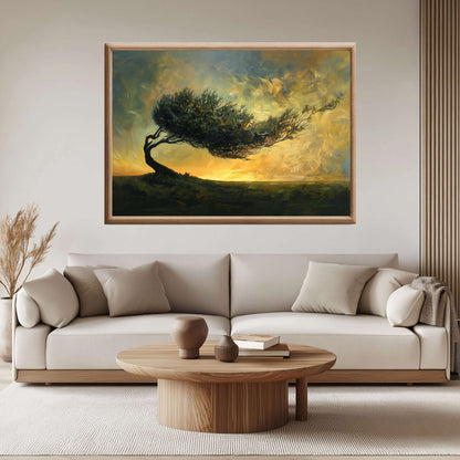 Treets Indre Kraft – KI digital oljemaling trykket på papir, lerret, aluminium, akryl og tre | KBentz.no