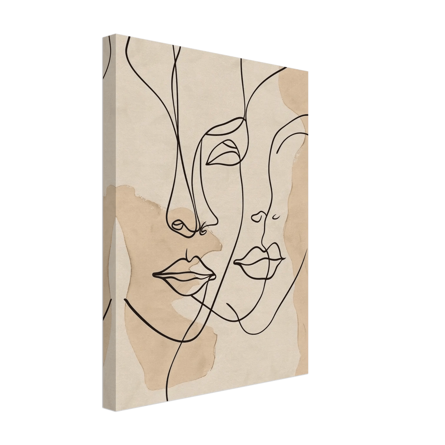 Twins – KI digital oljemaling trykket på papir, lerret, aluminium, akryl og tre | KBentz.no