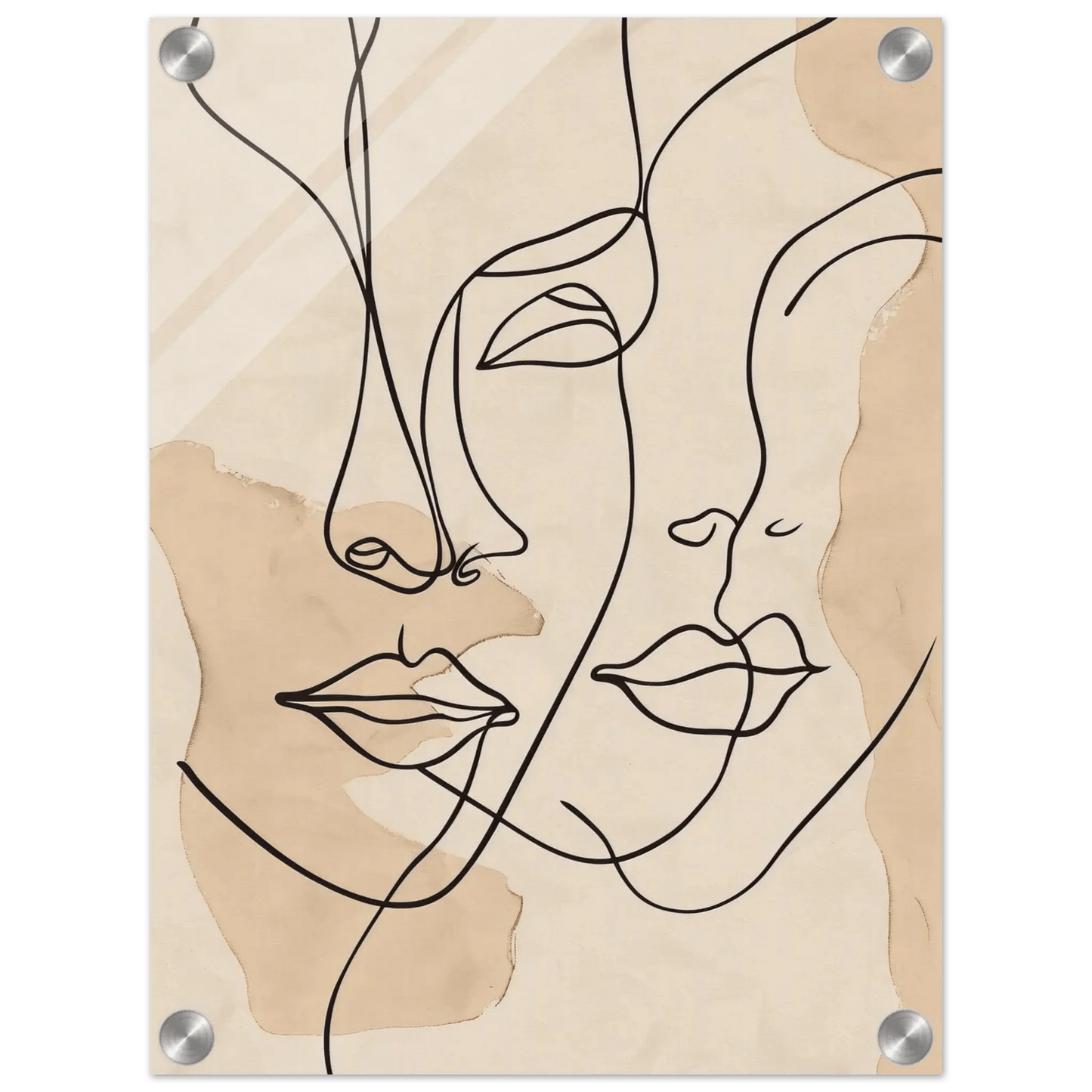 Twins – KI digital oljemaling trykket på papir, lerret, aluminium, akryl og tre | KBentz.no