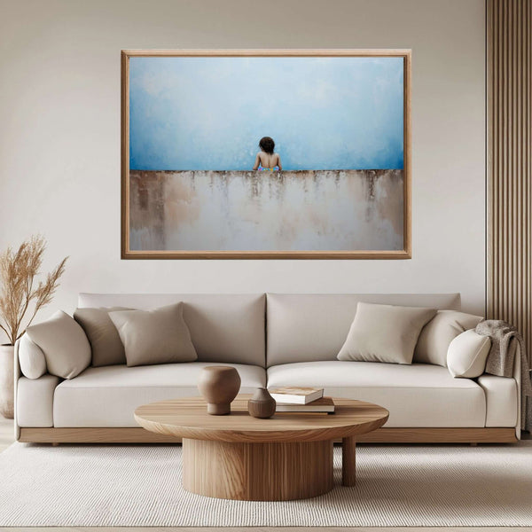 Uendelige Muligheter - moderne digitalt maleri med oljemalingstekstur. Trykkes på papir, lerret og akryl. KBentz.no