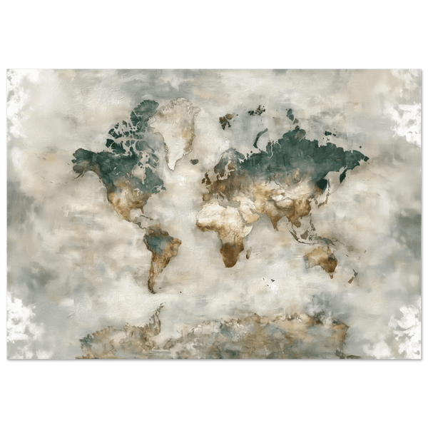 Verdenskart Tåkeblå